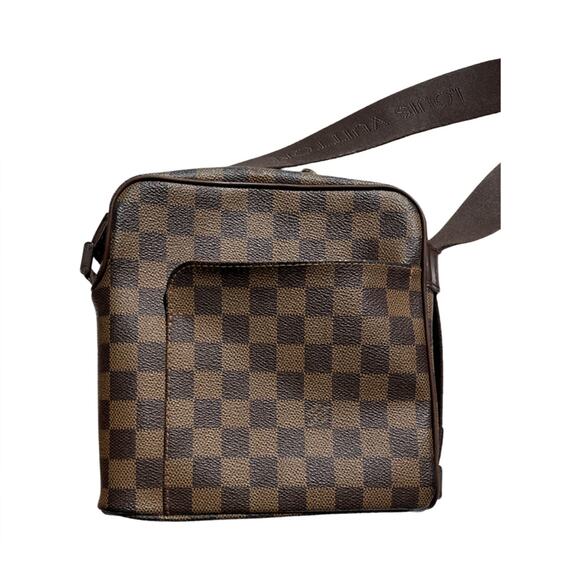 Louis Vuitton Vintage District PM Damier Ebene Crossbody Bag Made in France 2004 - Picture 2 of 16